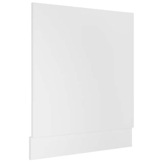 Vidaxl Πρόσοψη Πλυντηρίου Πιάτων Λευκή 59,5 X 3 X 67 Εκ. Μοριοσανίδα image 2