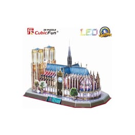 3D Παζλ Notre Dame Paris Led Cubic Fun (149 Κομμάτια)