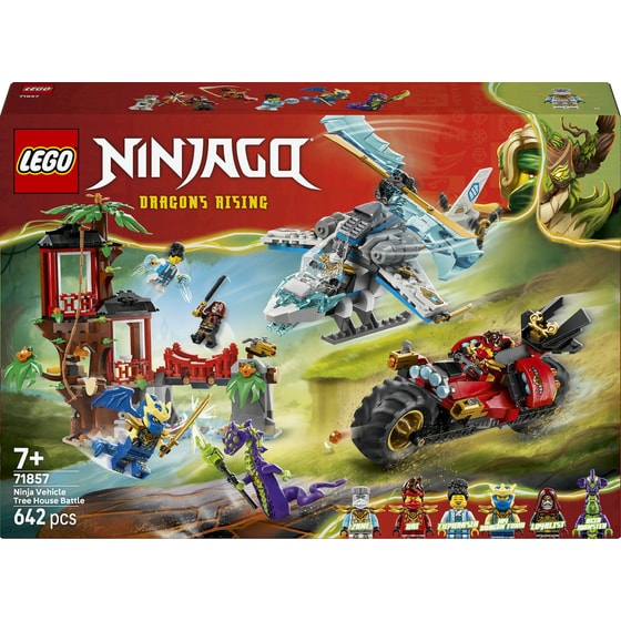 LEGO® NINJAGO® Μάχη στο Δεντρόσπιτο με Νίντζα Οχήματα (71857) image 0