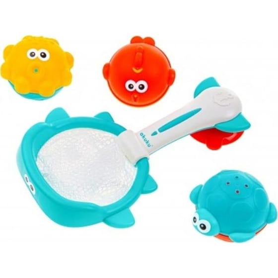 Παιχνίδια Μπάνιου Akuku Ζωάκια A0456 - 4 τμχ image 1