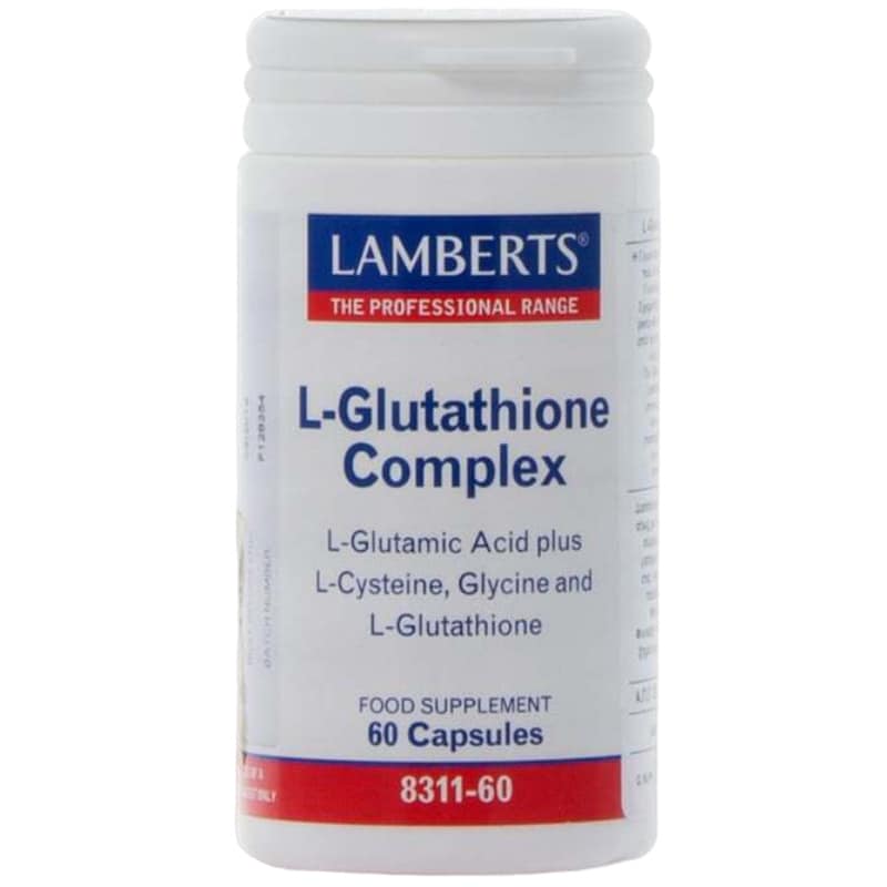 Αμινοξύ Lamberts L-glutathione Complex - 60 κάψουλες