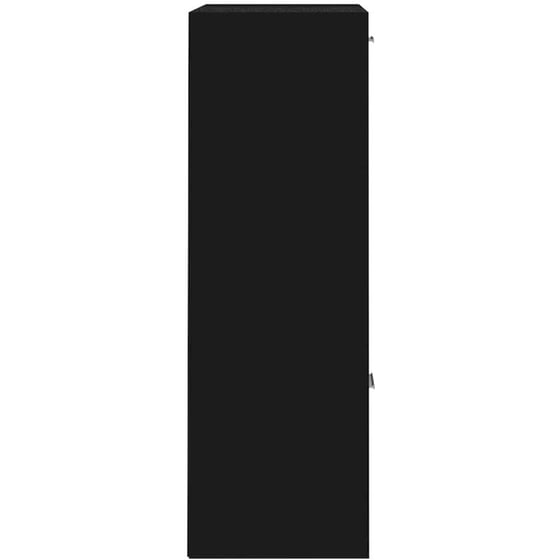 Βιβλιοθήκη VidaXL από Μοριοσανίδα 60x29.5x90 cm - Μαύρο image 8