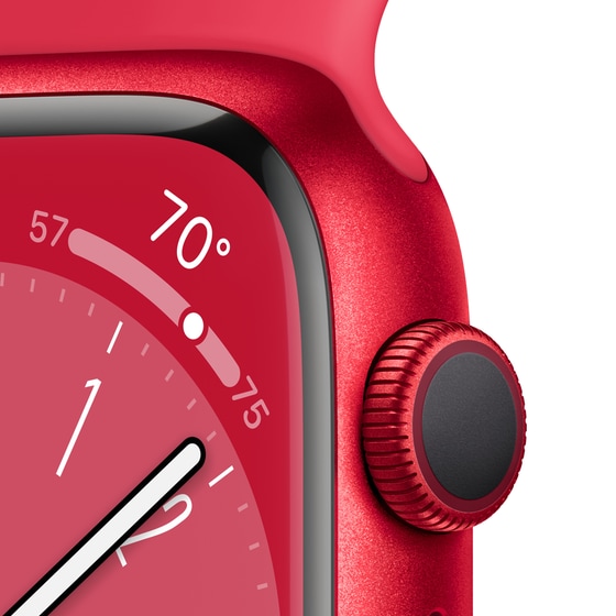 Apple Watch Series 8 Cellular 45mm Midnight Aluminium Case with Midnight Sport Band - Regular image 2