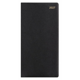 Ημερολόγιο Εβδομαδιαίο Letts 2027 A6 Legacy Slim Black