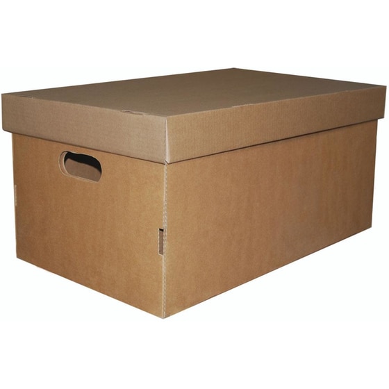 Κουτί Αποθήκευσης Next Big Box Χάρτινο 31x66x40 cm - Καφέ image 0