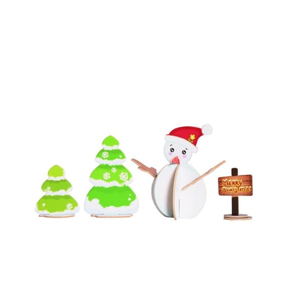 Σετ Χριστουγεννιάτικης Κατασκευής Snowman image 0