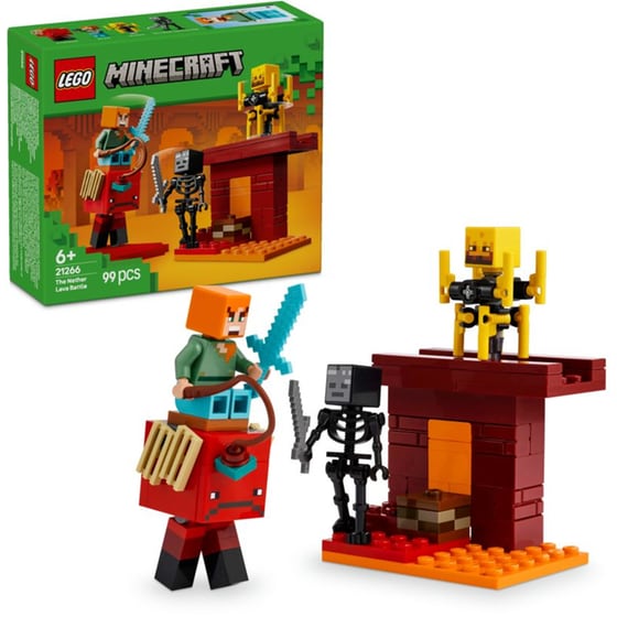 LEGO® Minecraft The Nether Lava Battle (21266) image 2