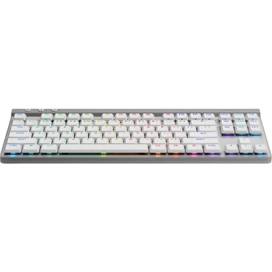 Logitech G515 Μηχανικό Gaming Ασύρματο Πλητρολόγιο RBG Λευκό (US) image 2