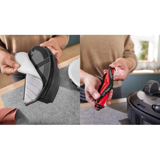 BOSCH SPOTLESS ADVANCED+ BCRD2W για Σκούπισμα και Σφουγγάρισμα Λευκό Σκούπα Ρομπότ image 2