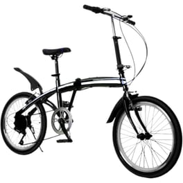 Clever Bike V2 Αναδιπλούμενο Ποδήλατο Πόλης 6 Ταχυτήτων - Μαύρο/ Λευκό
