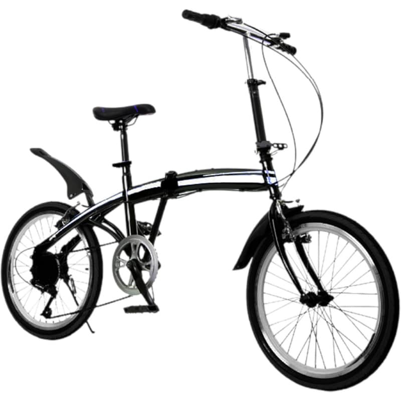 CLEVER Clever Bike V2 Αναδιπλούμενο Ποδήλατο Πόλης 6 Ταχυτήτων - Μαύρο/ Λευκό