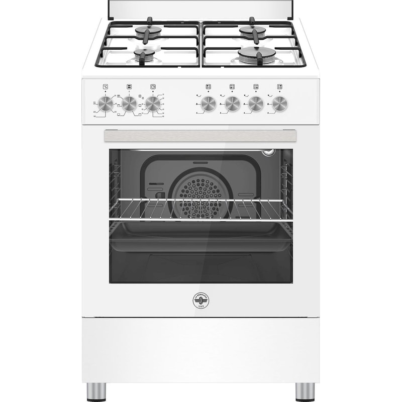 LA GERMANIA LA GERMANIA SE664EB/24(GN) 60 Lt Λευκό Κουζίνα Μεικτή Φυσικού Αερίου