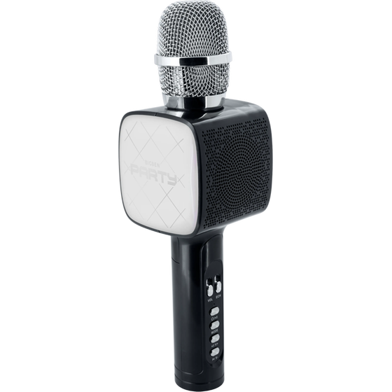 Μικρόφωνο Karaoke Bigben PARTYBTMIC2BK με εφέ φωτισμού 15W - Black image 2