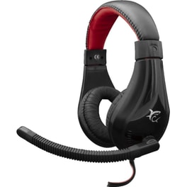 White Shark Serval Gaming Ενσύρματα Ακουστικά 3.5mm - Μαύρα/Κόκκινα
