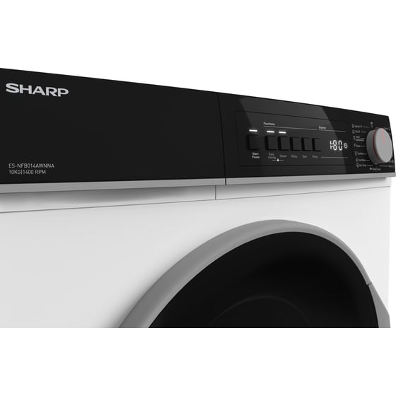SHARP ES-NFB014AWNNA-EE 10 kg 1.400 Στροφές Λευκό Πλυντήριο Ρούχων image 6