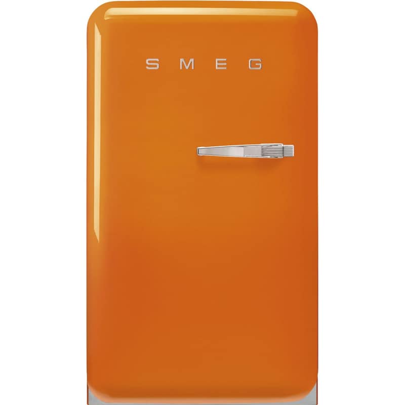 SMEG SMEG FAB10LOR6 με Αριστερό Άνοιγα Πόρτας 122 Lt Πορτοκαλί Ψυγείο Μονόπορτο