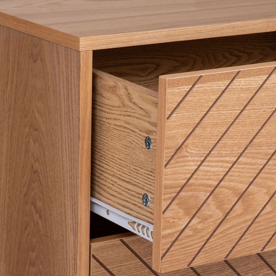 Συρταριέρα Γραφείου Spitishop A-s Naomi Chest 185024 από MDF 48x34x106cm - Μπεζ image 1