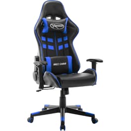 Καρέκλα Gaming VidaXL από Τεχνητό Δέρμα - Μαύρη/Μπλε