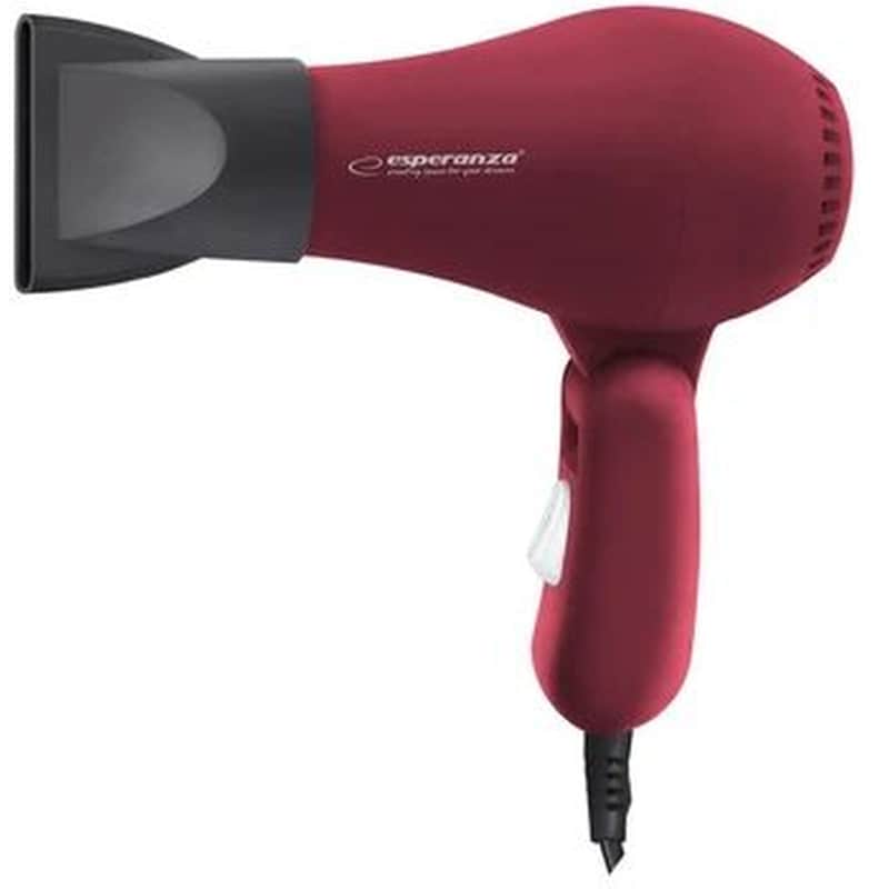 Σεσουάρ Μαλλιών ESPERANZA AURORA EBH003R 750 W Κόκκινο