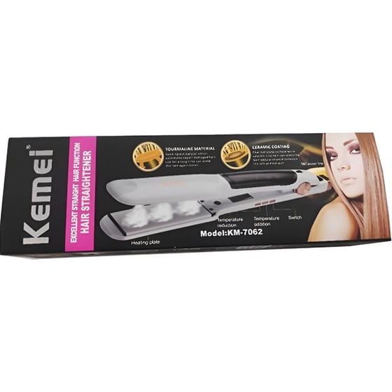 Πρέσα Μαλλιών Ατμού Kemei KM-7062 image 1