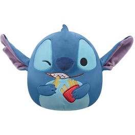 Λούτρινο Squishmallows Disney Stitch Με Τηγανητές Πατάτες 20cm
