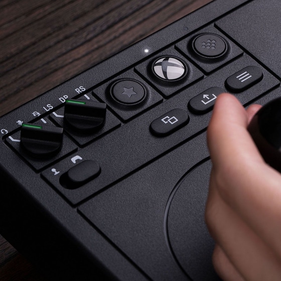 8Bitdo Arcade Stick Joystick Ασύρματο Χειριστήριο Xbox One / Xbox Series X/S - Λευκό image 4