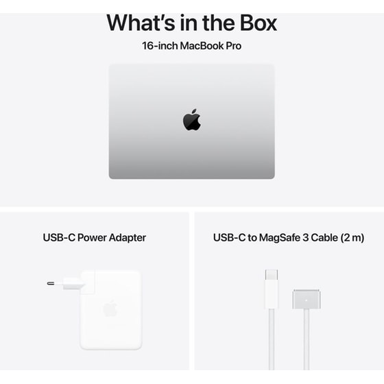 Apple MacBook Pro 16" M4 Pro Chip QHD+ (Apple M4 Pro 14 Cores CPU/24GB/512GB SSD/20 Cores GPU/macOS) Silver image 7