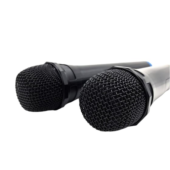 Ασύρματα Μικρόφωνα Karaoke Media-tech MT395 Accent Pro 2τμχ - Μαύρα image 2