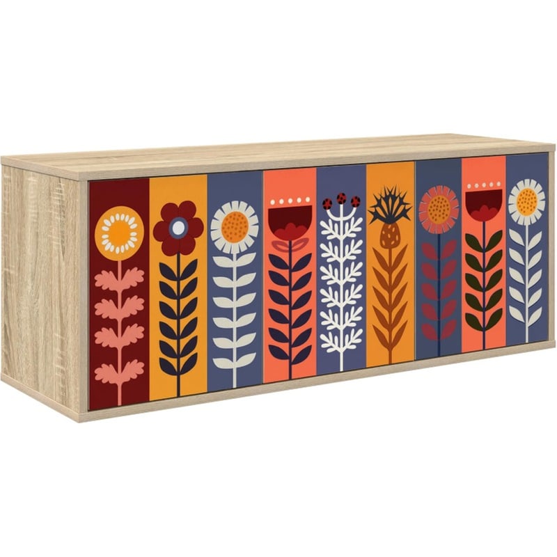 Έπιπλο Τηλεόρασης VidaXL ESSEN Επιτοίχιο 102 x 33 x 40 cm - Sonoma Δρυς