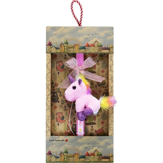 Λαμπάδα Synchronia Μπρελόκ Μονόκερος - Ροζ image 0