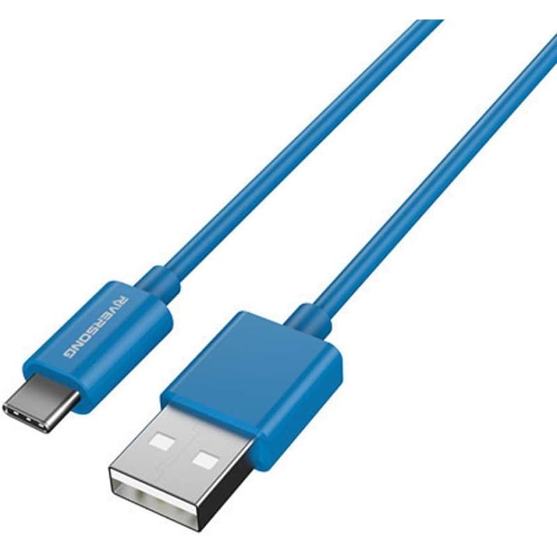 Καλώδιο Rirversong USB σε USB-C 1.2m - Μπλε