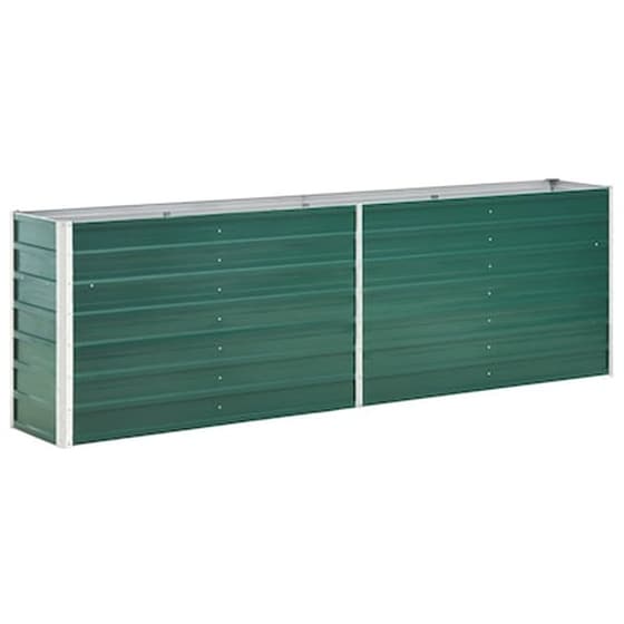 Vidaxl Ζαρντινιέρα Κήπου Πράσινη 240x40x77 Εκ. Γαλβανισμένος Χάλυβας image 1