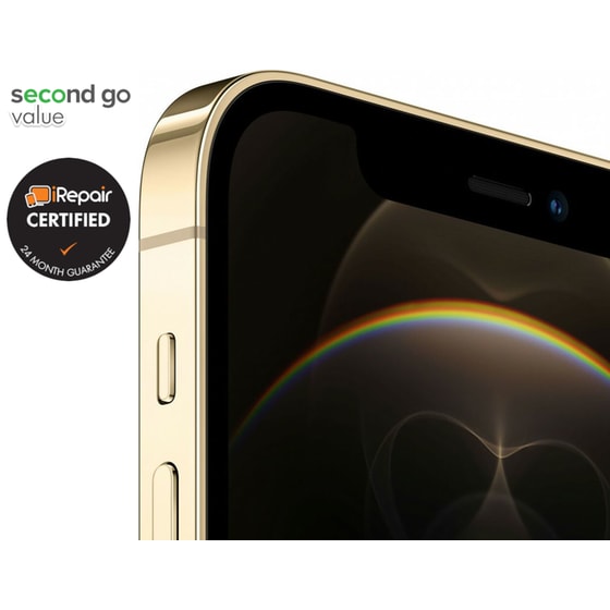 Μεταχειρισμένο Apple iPhone 12 Pro 256GB Gold second go value Certified by iRepair image 3