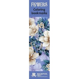 Flowers Coloring Bookmarks