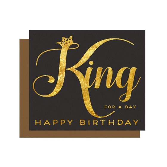 Ευχετήρια Κάρτα Legami Happy Birthday King image 0