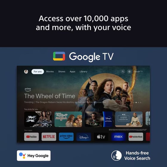 Sony BRAVIA 7 QLED (XR l Mini LED) 65" 4K HDR Google Smart Τηλεόραση K65XR70PAEP image 10