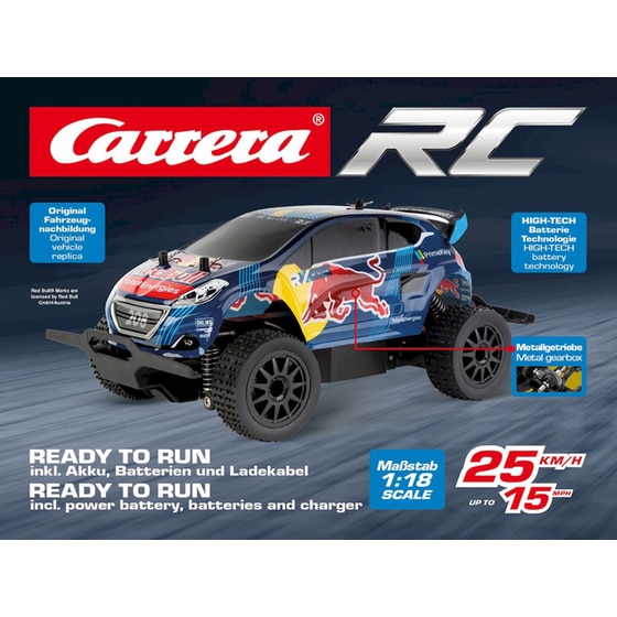 Carrera Τηλεκατευθυνόμενο 1:18 2.4GHz Red Bull Peugeot WRX 208 - Rallycross, Hansen D/P (370182021) image 3