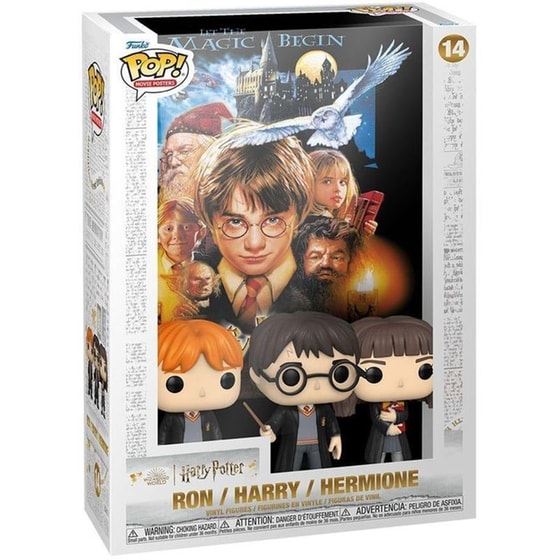 Funko Pop! Movie Posters - Harry Potter - Ron, Harry Potter, Hermione #14 image 0