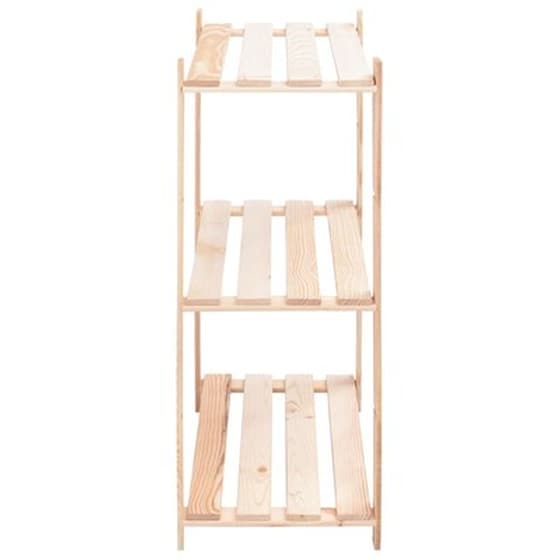 Vidaxl Ραφιέρες 3 Επιπέδων 5 Τεμ 150 Κ. 80x38x90 Εκ. Μασίφ Ξύλο Πεύκου image 5