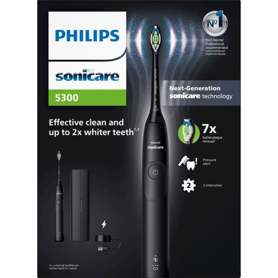 Ηλεκτρική Οδοντόβουρτσα PHILIPS Sonicare 5300 HX7101/02 - Μαύρο image 2