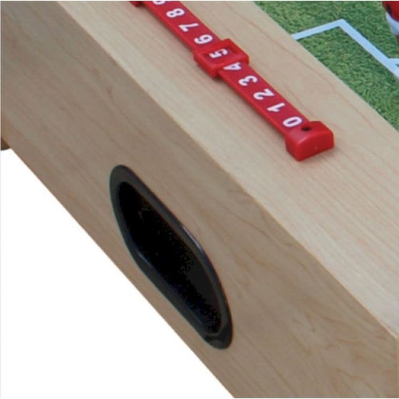 Ποδοσφαιράκι & Air Hockey 2 σε 1 Garlando F-Mini Ξύλινο 97x51x20cm με Τηλεσκοπικές Ράβδους - Ανοιχτό Καφέ image 5