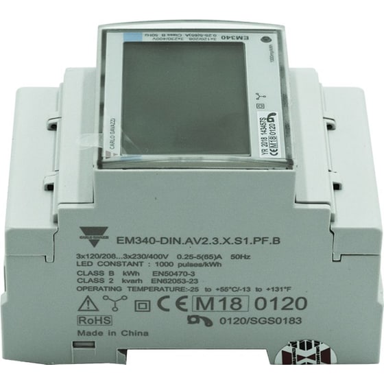 Τριφασικός Μετρητής Ρεύματος EM340 Wallbox - Γκρι image 1