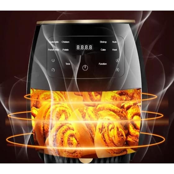 CHEFFINGER CF-AFRY4.5 02AFRGRN με Αποσπώμενο Κάδο 1400 W 4.5 L Πράσινο Φριτέζα Αέρος image 2