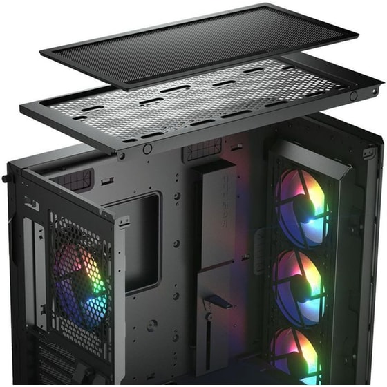 Κουτί Desktop Cougar Duoface Pro RGB - Μαύρο image 4