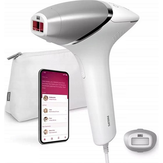 Αποτριχωτική Μηχανή  PHILIPS Lumea Prestige BRI940/00  με Τεχνολογία IPL για Σώμα Λευκό/Γκρι image 0
