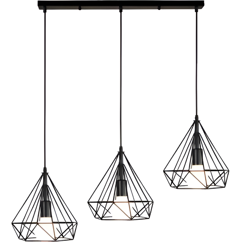 ΧΑΤΖΗΚΟΝΤΙΔΗΣ ΑΕ Κρεμαστό Φωτιστικό Οροφής 25cm Σε Μαύρο Χρώμα R50