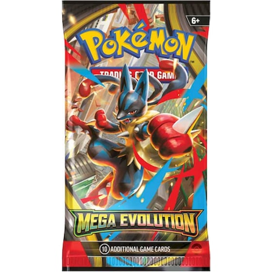 Pokémon TCG: Mega Evolution Booster 1 Φακελάκι - Τυχαία Επιλογή Σχεδίου image 2