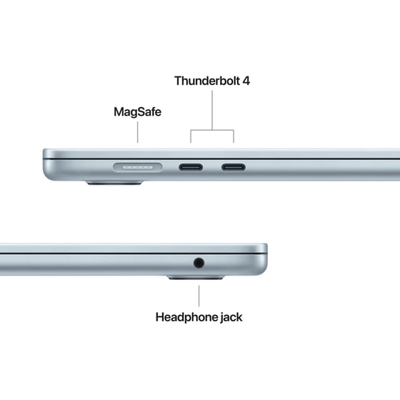 Apple MacBook Air with M4 Chip 15.3"QHD (Apple M4/16GB/512GB SSD/MacOS) Sky Blue image 5