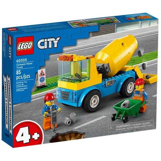 LEGO® City Cement Mixer Truck (60325) image 0