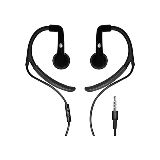 Ακουστικά Puro Sport Stereo Earphones In-Ear IPHFSPORT1BLK Μαύρο image 0